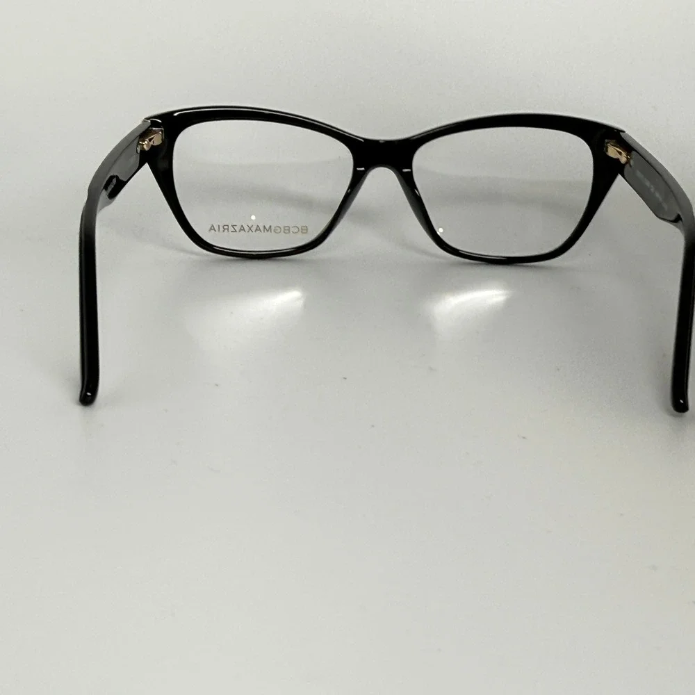 BCBGMAXAZRIA Martina‎ Black Cat Eye Eyeglasses Frames 52-15-135 CV 22024